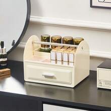 Minimalist Handheld Desktop Storage Box, Compartment Organizer For Stationery, Cosmetics, Miscellaneous, Office Drawer