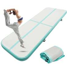 Air Floor Mat 10ft Tumbling Mat Inflatable Gymnastics Mat Thick With Pump For Youth/Adults - Green without Pump- - View 1
