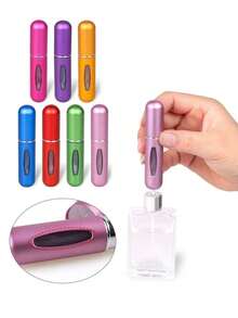 1/3pcs 5ml Bottom Filled Perfume Bottle, Refillable Spray Bottle, Portable Cosmetic Container Perfume Bottle Perfume Refillable Bottle