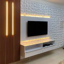 Kit Of 30 3D Wall Covering Panels 25x25 Cm - Diamond - View 1