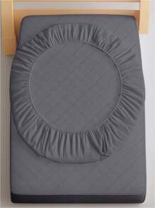 Cubrecolchón Impermeable con Confort Extra y Protección Total. Protege tu Colchón con Tecnología 3D y Microfibra Transpirable. Cubrecolchon con funda para almohada. - Gris Oscuro - Ver 3