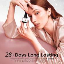 Cat Eye Gel Nail Polish Set, 6 Colors 9D Glassy Cat Eye Glitter Gel Polish Black Red Purple Blue Silver Brown Nail Polish All Seasons With Magnet Soak Off Led DIY Salon Gift-842643 - A-2午夜星塵 - 查看 9