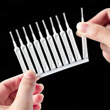 10-Pack Shower Head Cleaning Brush, Bathroom Scrubbing Pad Stick, Precision Nozzle Closure Tool, Mini Multifunctional Shower Cleaning Brush, Small Shower Hole Dredging Needle Drainage Free Shipping