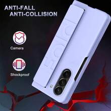 Hadaasi 1 件紫色适用于三星 Galaxy Z Fold 6/Z Fold 5 手机壳带肩带，防刮防震 PC [防滑哑光触感] 超薄保护性 Z Fold 3 手机壳带弹性手指腕带，防震硬质 PC 保护套男女适用适用于三星 Galaxy Z Fold 4/S24Ultra/S24Plus/S24/S23Ultra/S23Plus/S23/S22Ultra/S22Plus/S22 和 Apple 15pro/15promax/15plus/15/14pro/14promax/14plus/14/13pro/13promax/13 防水防摔 - 紫色 - 查看 7