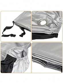 1pc Oxford Cloth Waterproof Dustproof Rainproof Cover, Outdoor Bicycle Cover Suitable For 2 Bicycles, Waterproof, Anti-UV, Dustproof, Windproof, With Lock Hole, Fit For Mountain Bike, Road Bike And Electric Bicycle - Multicolor - View 6