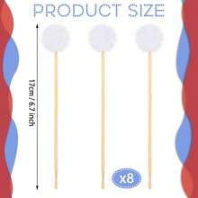 8 Pcs Ear Picker Ear Cleaning Spoon Cute Goose Wood Pick Scraper Wax Removers Cleaning Adult(170mm,) - 1 - 查看 3