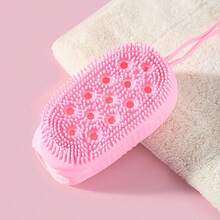 2pcs Silicone Bath Brush - 2-In-1 Cleaning & Massage, Enhance Bathing Experience - Multicolor - View 7