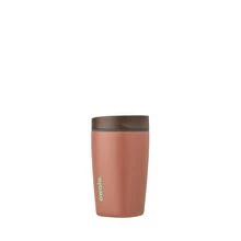 SmoothSip Slider Insulated Stainless Steel Coffee Tumbler, Reusable Iced Coffee Cup, Hot Coffee Travel Mug,  12 Oz, Grey/Brown (Cozy Cocoa)-552458 - 彩色 - 查看 2