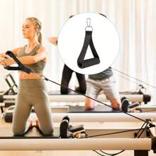 4pcs Heavy Duty Gym Workout Handles, Rubber Grip-Pulleys, Fitness Equipment, Resistance Band Handle Grips, Handles With Resistance Bands, Fitness Equipment Accessories, Home And Gym Workout Equipment Handle Set