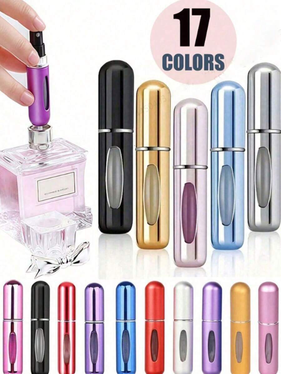 5Pcs/3Pcs/1Pc 5ML Perfume Bottle Perfume Refillable Bottle,Refillable Perfume Atomizer Bottle,Perfume Travel Spray Bottling Dispenser,Mini Portable Empty Liquid Container ,Travel Essentials ,Travel Organizer For Beach ,Summer Vacation Back To School Squeeze Bottle Spray Bottle - Nhiều màu - Xem 1