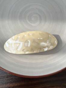 1 peça de grampo de cabelo elegante francês com etiqueta dourada brilhante, acessório de cabelo meio preso, acessório de cabeça estilo grampo adequado para uso diário, uso em festas, presente de festival, presilhas de cabelo, grampos de cabelo, grampos de garra, garras de cabelo, material escolar