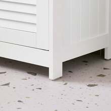 SoBuy Bathroom Base Cabinet FRG237-WN - 白色+卡其色 - 查看 10