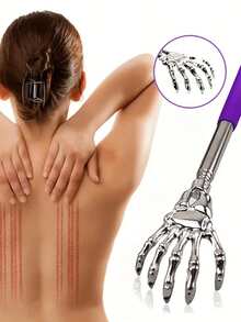 1 Piece Of Telescopic Back Itch Remover - Portable Telescopic Telescope Back Itch Remover - Metal Telescopic Back Itch Remover Eliminates Back Itching