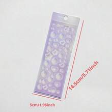 Set de 12 pegatinas Goo-Ka lindas, pegatinas de planificador brillantes y holográficas de estilo coreano, pegatinas decorativas de celebridades de dibujos animados