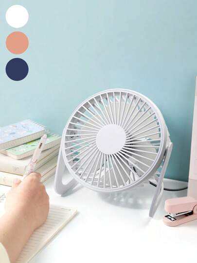 可调角度迷你 USB 风扇，5 英寸插入式静音台式风扇，适用于办公室、学生宿舍、桌面，静音迷你电风扇，适用于办公室、卧室