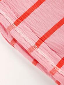 بنطلون فضفاض طويل ملون مخطط للنساء، ملابس كاجوال للشاطئ والعطلات الصيفية