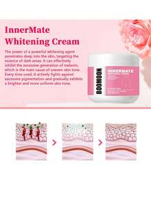 1件装身体美白霜，用于修复关节和大腿内侧暗沉、保湿、提亮肤色、提亮肤色