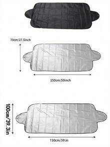 1/2/5 Stücke Auto Windschutzscheiben Sonnenschutz, faltbarer Sonnenblendenschutz, effektiver UV-Schutz, tragbarer Windschutzscheiben-Sonnenschutz für die meisten Fahrzeuge, Wärmeisolierung, schützt das Auto vor Schnee, Sonnenlicht und Regen - einfach zu installieren und zu entfernen, Outdoor-Sonnenschutz und Schneeabdeckung