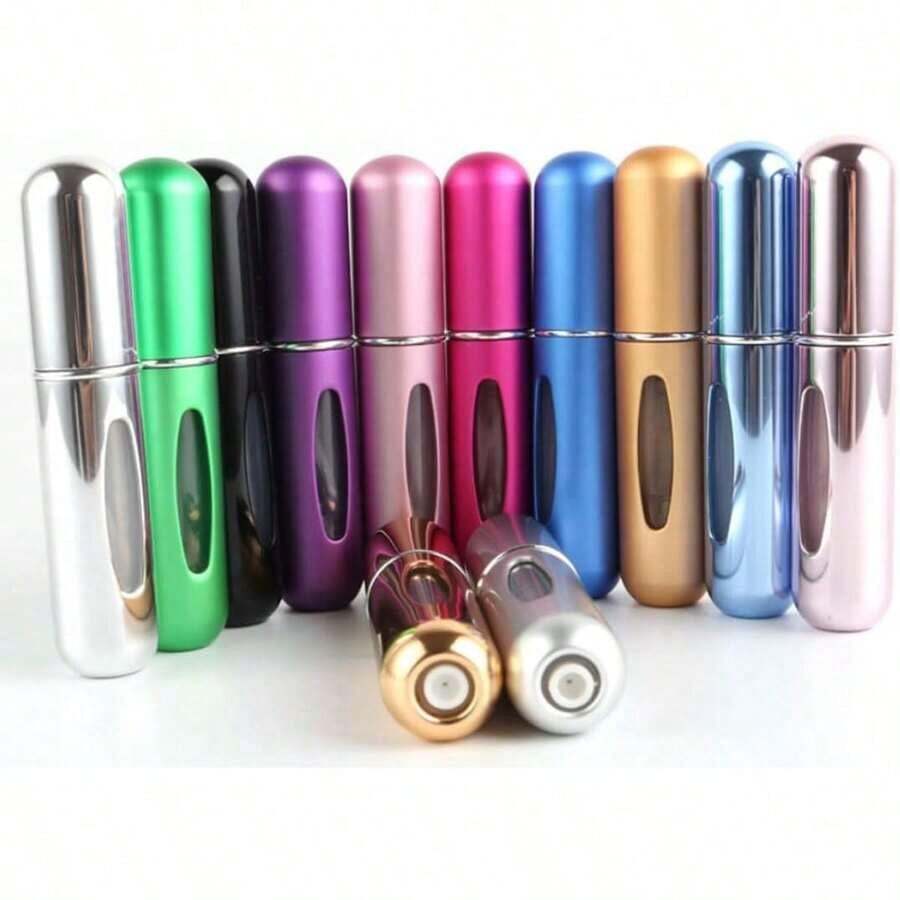 Set Of 1/2/3 Portable Perfume Travel Refill Bottles, Perfume Bottle 5 Ml Cosmetic Spray Bottles For Perfumes, Perfect For Travel And Outings, Available In Multiple Colors. Perfume Refillable Bottle - Multicolor - View 1
