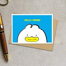 Tarjeta de felicitación "Hola amigo", Tarjeta de felicitación "Cazador de demonios K-Pop", Tarjeta de felicitación linda y kawaii, Tarjeta de agradecimiento, Tarjeta inspiradora, Tarjeta de cumpleaños, Felicitaciones, Celebración