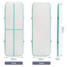 Air Floor Mat 10ft Tumbling Mat Inflatable Gymnastics Mat Thick With Pump For Youth/Adults - Green without Pump- - View 5