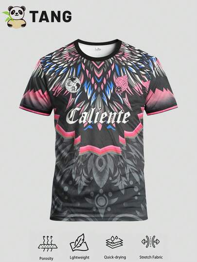 German Style Soccer Jersey & Crew Neck Comfortable Sports Top, Suitable For Soccer Match, Training, Casual Wear And Holiday, Great Gift