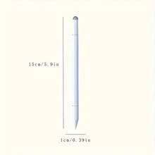 3-In-1 High Precision & Sensitivity Touch Screen Stylus Pen, Compatible With IPhone/IPad/Android Tablets, Black/White