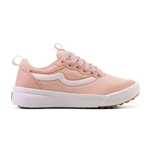 Men's Rugged Urban Sneakers With Suede And Comfortable Lining - Pink With White - View 1