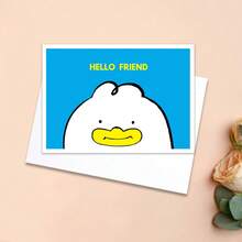 Tarjeta de felicitación "Hola amigo", Tarjeta de felicitación "Cazador de demonios K-Pop", Tarjeta de felicitación linda y kawaii, Tarjeta de agradecimiento, Tarjeta inspiradora, Tarjeta de cumpleaños, Felicitaciones, Celebración