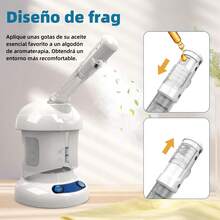 Kingsteam Vaporizador Facial Ozono Nano Iones Spa Limpieza, boquilla retráctil-Blanco - Blanco - Ver 7