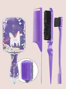 Miniature Cartoon Comb And A Set Of Continuous Spray Bottles With Cartoon Patterns - 4/6/8 Set,Brush,Hair Brushes,Edge Brush,Brush Hair,Hair Comb,Comb Hair,Detangling Brush,Ball Brush,Mini Hair Brush,Hair Brush Set,Wooden Comb,Hair Brush,Hairbrush,Hair Combs,Barber,Hair Tools,Hair Products,Hair Accessories,Slick Back Brush,Hair Care,Hair Comb,Barber Accessories,Comb Hair,Curly Hair Brush,Travel,Hair Stuff,Detangling Brush,Ball Brush,Mini Hair Brush,Hair Accessories,Curly Hair Products,Hairdressing Equipment,Christmas,Barber Accessories,Hair Accessories,Hairdressing,Wooden Comb, Comb, Slick Back Brush, Hairbrush, Edge Brush, Brush Hair, Hair Comb, Hair Brush Set, Comb Hair, Mini Hair Brush, Detangling Brush,Hair Products, Hair Tools, Hair Stuff, Hair Care, Curly Hair Brush, Barber, Barber Accessories, Hairdressing Equipment,Travel Essentials,Hairstyle,Hairdressing - Multicolor - View 10