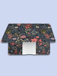 A Set Of 15-Inch Laptop Skin With Flower Pattern For Laptops, MacBooks,HP