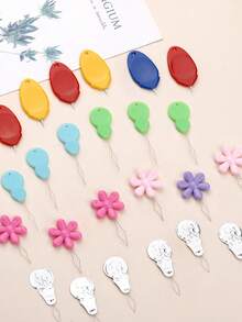 Leicht zu benutzender Nähnadel-Einfädler-Set, Kupferdraht & Kunststoff-Nadelführer, Garnführungswerkzeug, geeignet für Senioren, DIY Kreuzstich-Nadelführer