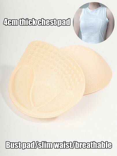 وسادات صدرية قابلة للإزالة والغسيل بسماكة 5 سم، مريحة وسميكة تعزز الصدر الصغير وتجمع الثديين، مناسبة للملابس اليومية والرياضية، تشكل الصدر، قابلة للاستبدال، إكسسوارات ملابس داخلية، فساتين، فساتين زفاف، ملابس رسمية