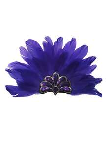 D EXCEED 1/2/3件装女士仿羽毛发带 – 完美适用于角色扮演、舞台表演、化装舞会和主题晚会、嘉年华服装配饰套装 - 彩色 - 查看 22