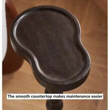 Vintage Gourd-Shaped Multifunctional Side Table - Wooden Side Table, Sofa Coffee Table, Service Table, Compact Size, Movable, Easy To Clean, Suitable For Living Room, Bedroom, Outdoor - Multicolor - View 7