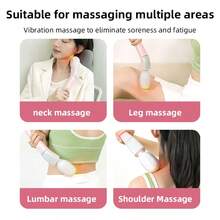 RAF 1 件便携式电动按摩枪，适用于全身、背部、颈部、腿部、腰部 - 高速电机、USB 充电、肌肉放松、塑料、无香型、1800mAh 锂电池、手持式按摩器、放松按摩枪、振动按摩、脚底振动放松 - 彩色 - 查看 4