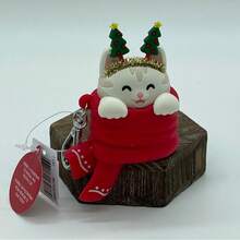 Plush Keychains - Green Cat - View 2