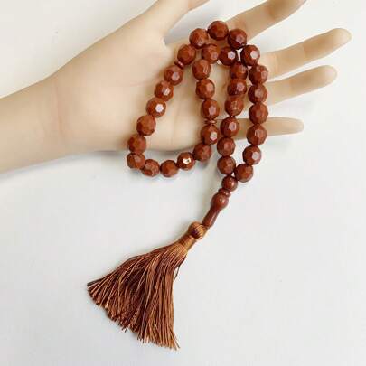 Middle Eastern Prayer Beads, 33-Bead Meditation Beads, Portable Prayer Beads, Muslim Prayer Beads, Tasbih Prayer Beads, Arabic Prayer Beads.