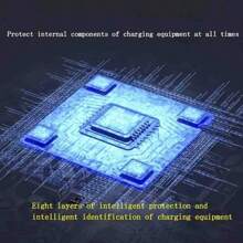 1pc 120W Car Cigarette Lighter Socket 12V Multi-Function Converter USB Fast Charging Car Accessory Car Charger - Black - View 6