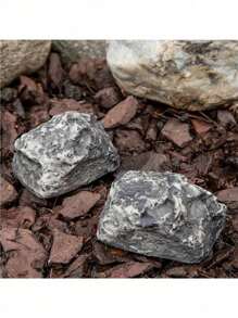 1 Stück kleine simulierte Steinoptik, versteckt den Schlüssel in einem simulierten Felsen/Stein, kann einen Ersatzschlüssel in Standardgröße aufnehmen, geeignet für Landschaften und Höfe, sieht und fühlt sich wie ein echter Stein an - für Gärten oder Außenhöfe