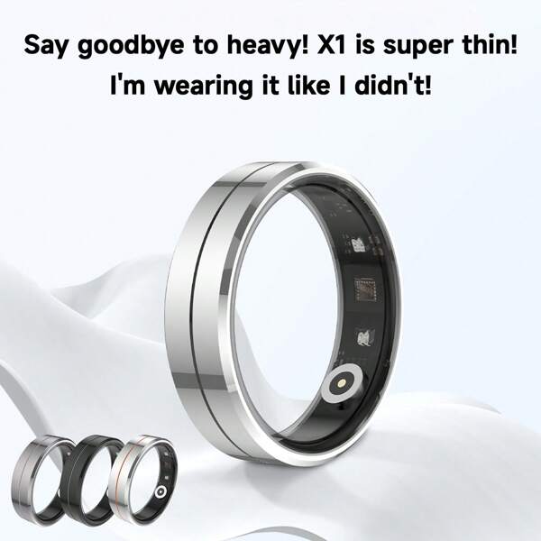 2025 New Smart Ring For Men And Women, Sleep Monitoring, Heart Rate Measurement, Steps Recording, Sedantary Reminder, Several Different Sports Modes, Remote Photo Taking, Music Playing, Gifts For Friends