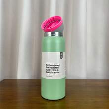 OWALAFreeSip 32oz Straw Insulated Water Bottle Double-Layer Stainless Steel Vacuum Thermal Mug For Sport And Travel