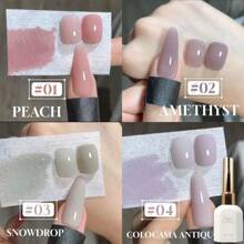 15ML Xin Beauty Serie Hot Nude Nagellack 2025 Neue Beliebte Senior-Sinn für Nude-Hautfarbe Basis Perlglanz Glitzer Pailletten Transparenz Weißer Nagelladen Spezieller Nagellack