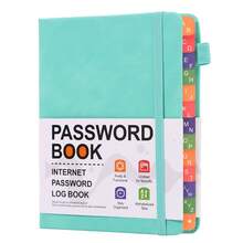 Notepad B6 Password Book With Alphabet Tags Password Storage Book Elderly Friendly Website Address Storage Log Book Password Information Record Book - one-size - View 17
