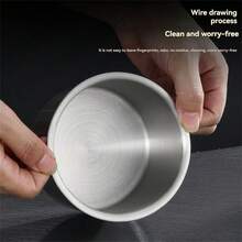 1pc/3pcs Stainless Steel Sealed Container Drum; Kitchen Bucket; Fresh Grain Vegetable Pasta Kitchen Food Organizer, Tea Set.