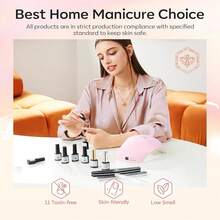 Cat Eye Gel Nail Polish Set, 6 Colors 9D Glassy Cat Eye Glitter Gel Polish Black Red Purple Blue Silver Brown Nail Polish All Seasons With Magnet Soak Off Led DIY Salon Gift-842643 - A1-CozyGlow貓眼 - 查看 8
