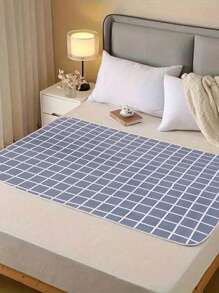 可重复使用防漏月经垫，防水可洗床垫垫，床垫保护垫，适合女性经期、尿失禁、尿床时使用，成人及老年人适用 - 彩色 - 查看 2