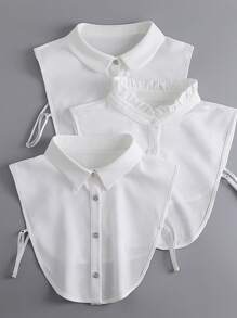 1pc Women's Casual Basic Minimalist Detachable Collar For Dress For Christmas Decor - Multicolor - View 5