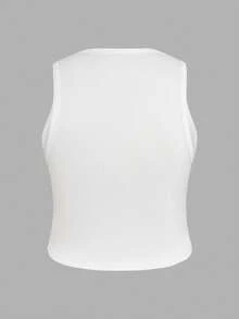 Camiseta de tirantes personalizable para mujer - Agrega tu propia foto/texto (foto familiar/selfie/declaración/diario), diseña tu propia camiseta personalizada impresa, de moda, hip-hop, ropa única para mujer, se puede usar como regalo para tu novia, familia, amigos, hijos, etc. Siéntete libre de jugar con tu diseño.